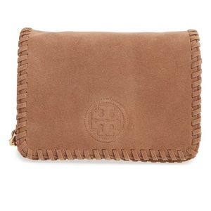 Tory Burch Marion suede shoulder bag
